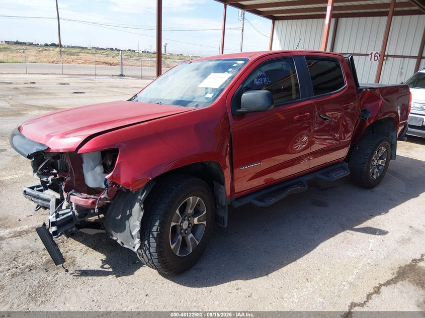 Vin: 1gcgsde37g1172971, lot: 46622702, chevrolet colorado z71 20162