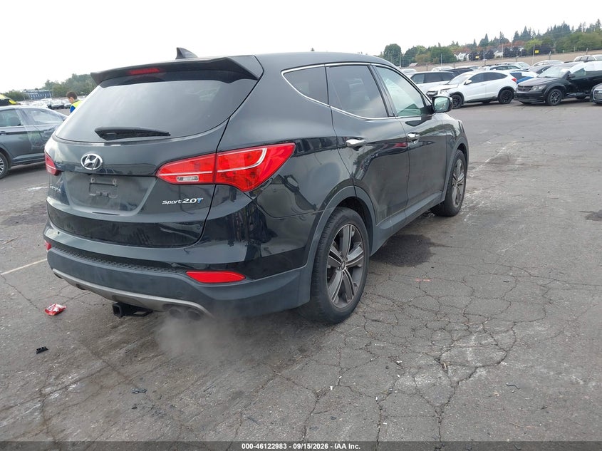 Vin: 5xyzw3la1dg004571, lot: 46622703, hyundai santa fe sport 2.0t 20134