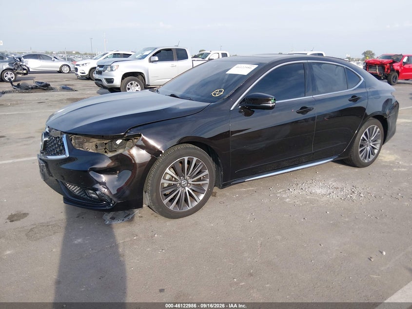 2018 Acura TLX, Left Front, IAAI, VIN 19UUB2F7XJA003710 — photo 2