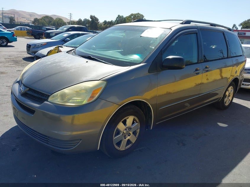 2004 Toyota Sienna, Обычный износ, IAAI, VIN 5TDZA23C44S106251 — фото 2