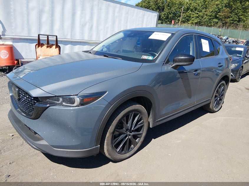 2022 Mazda CX-5, Right Rear, IAAI, VIN JM3KFBCM5N1611622 — photo 2