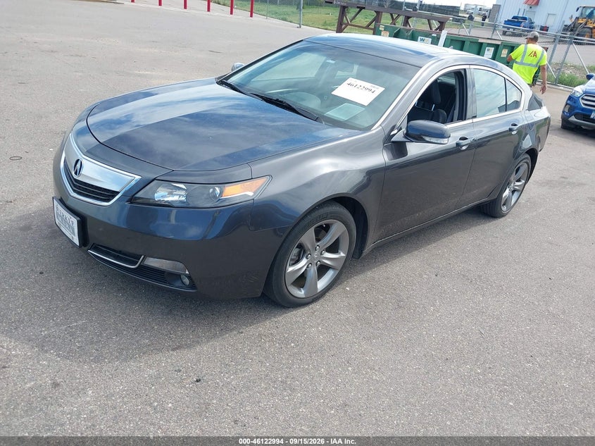 2013 Acura TL, Удар сзади, IAAI, VIN 19UUA9E55DA000259 — фото 2
