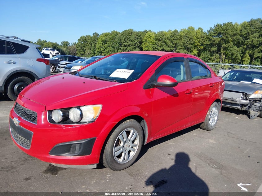 2012 Chevrolet Sonic, Normal Wear & Tear, IAAI, VIN 1G1JB5SH1C4132270 — photo 2