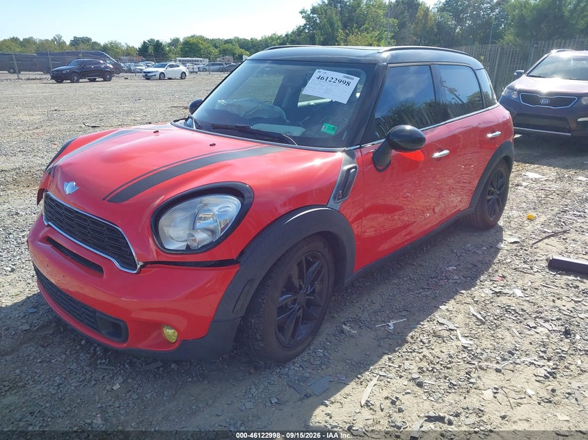 Vin: wmwzc3c5xcwl82611, lot: 46622719, mini cooper s countryman 20122