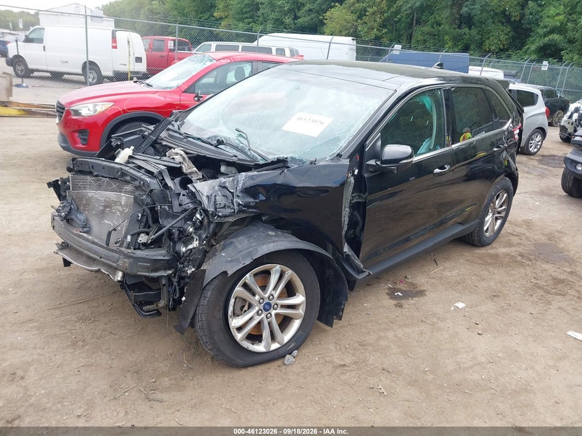 Vin: 2fmpk4j82gbc48792, lot: 46622746, ford edge sel 20162
