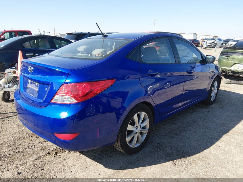 Vin: kmhcu4ae6eu754986, lot: 46622760, hyundai accent gls 20144