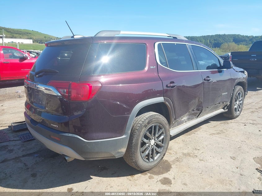 Vin: 1gkknuls6hz249641, lot: 46622770, gmc acadia slt-1 20174
