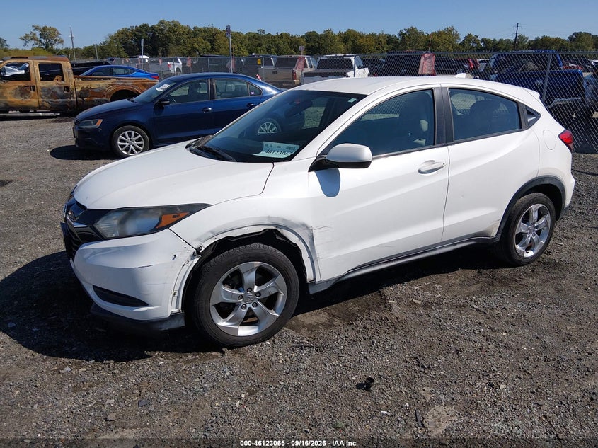 2016 Honda HR-V, Оба бока, IAAI, VIN 3CZRU6H31GM713469 — фото 2