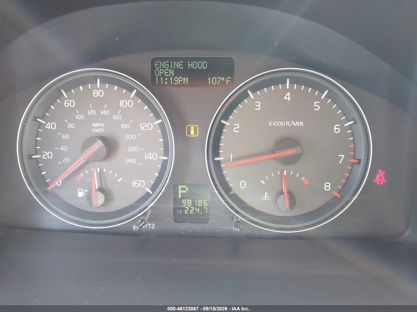 VOLVO C70 2007 VIN YV1MC68297J026970