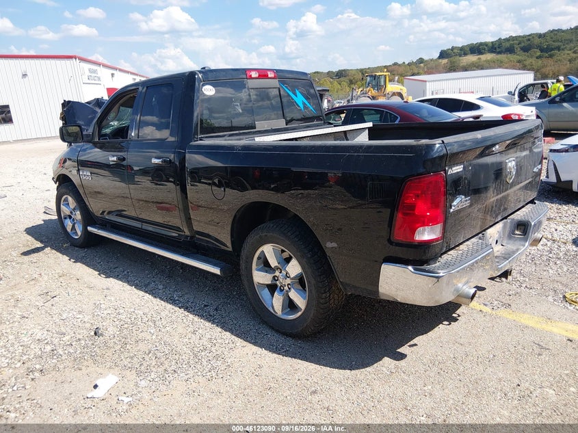 Vin: 1c6rr7gt2fs598599, lot: 46622810, ram 1500 big horn 20153