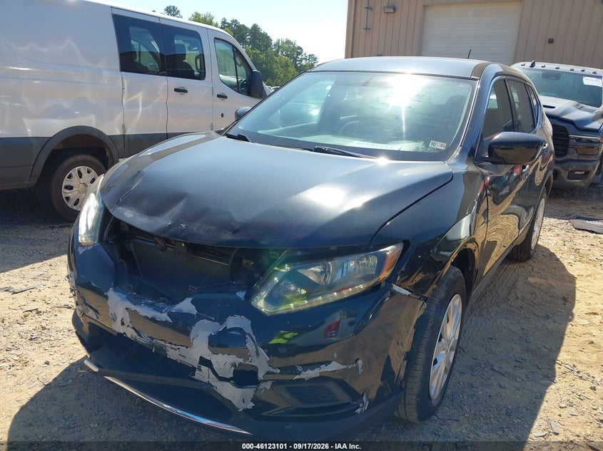 Vin: 5n1at2mt0gc925538, lot: 46622822, nissan rogue s 20162