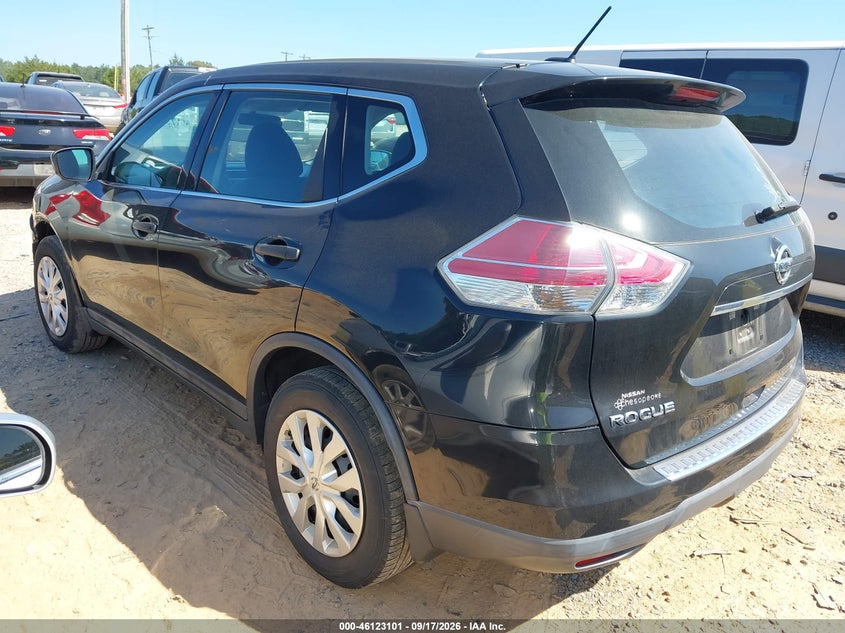 Vin: 5n1at2mt0gc925538, lot: 46622822, nissan rogue s 20163