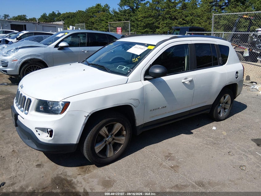 Vin: 1c4njdbbxed886207, lot: 46622827, jeep compass sport 20142