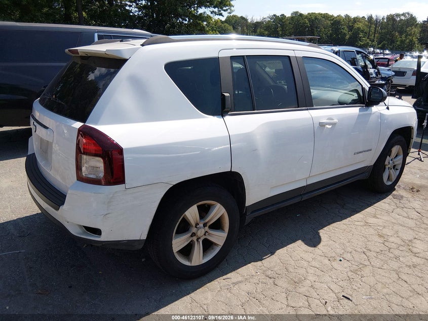 Vin: 1c4njdbbxed886207, lot: 46622827, jeep compass sport 20144