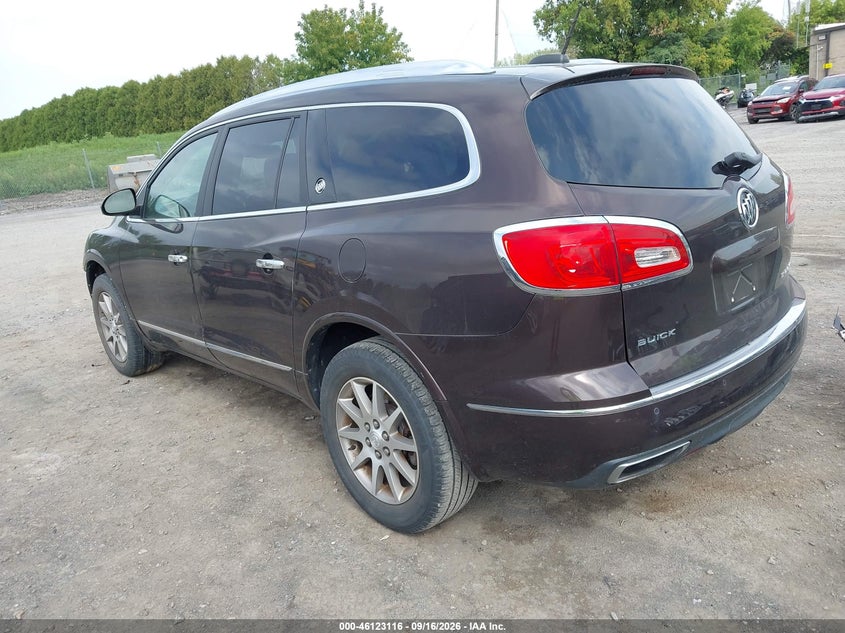 Vin: 5gakvbkd5gj199414, lot: 46622835, buick enclave leather 20163