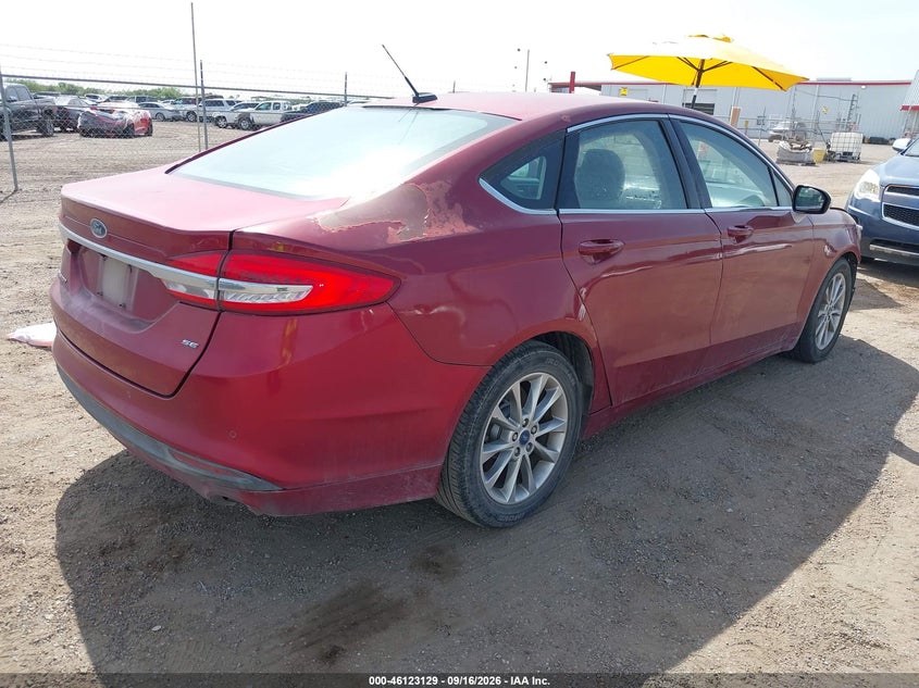 Vin: 3fa6p0h75hr346943, lot: 46622849, ford fusion se 20174