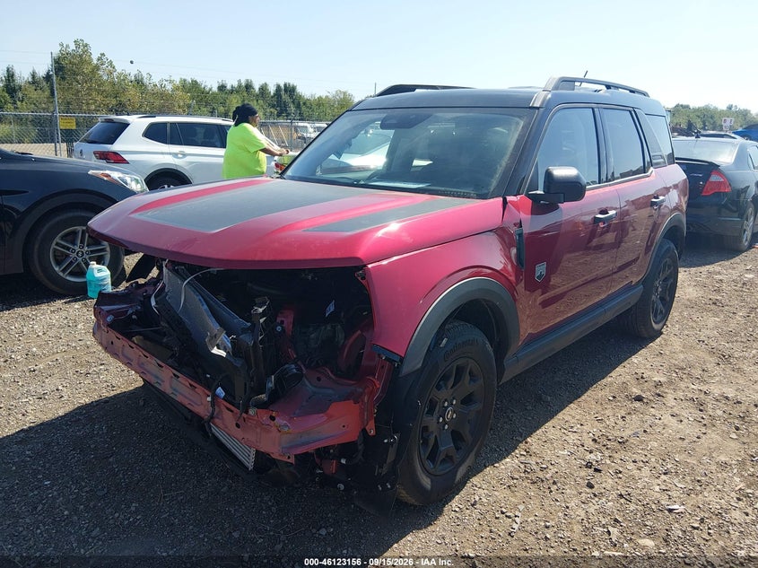 Vin: 3fmcr9bn3tre23476, lot: 46622876, ford bronco sport big bend 20262