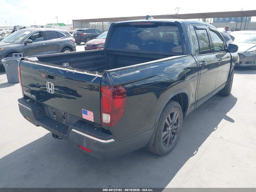 Vin: 5fpyk2f15kb007613, lot: 46622882, honda ridgeline sport 20194