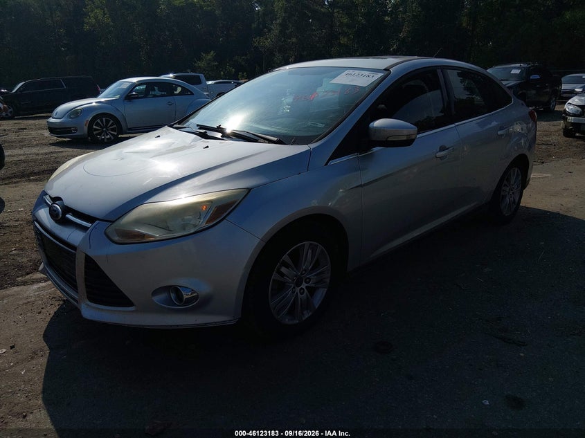 Vin: 1fahp3h23cl196160, lot: 46622903, ford focus sel 20122