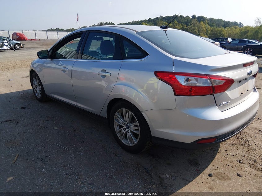 Vin: 1fahp3h23cl196160, lot: 46622903, ford focus sel 20123