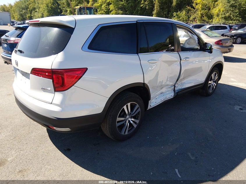 Vin: 5fnyf6h78gb063929, lot: 46622905, honda pilot ex-l 20164