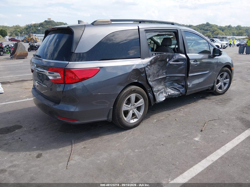 Vin: 5fnrl6h7xlb030678, lot: 46622938, honda odyssey ex-l/ex-l w/navi   res 20204