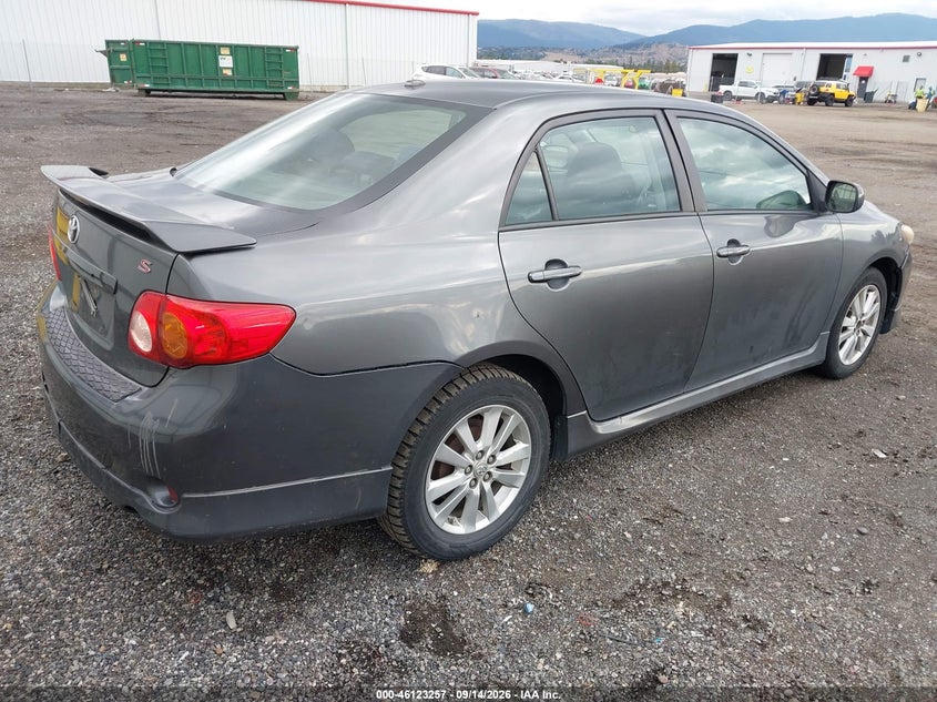 Vin: 2t1bu4ee1ac402352, lot: 46622977, toyota corolla s 20104
