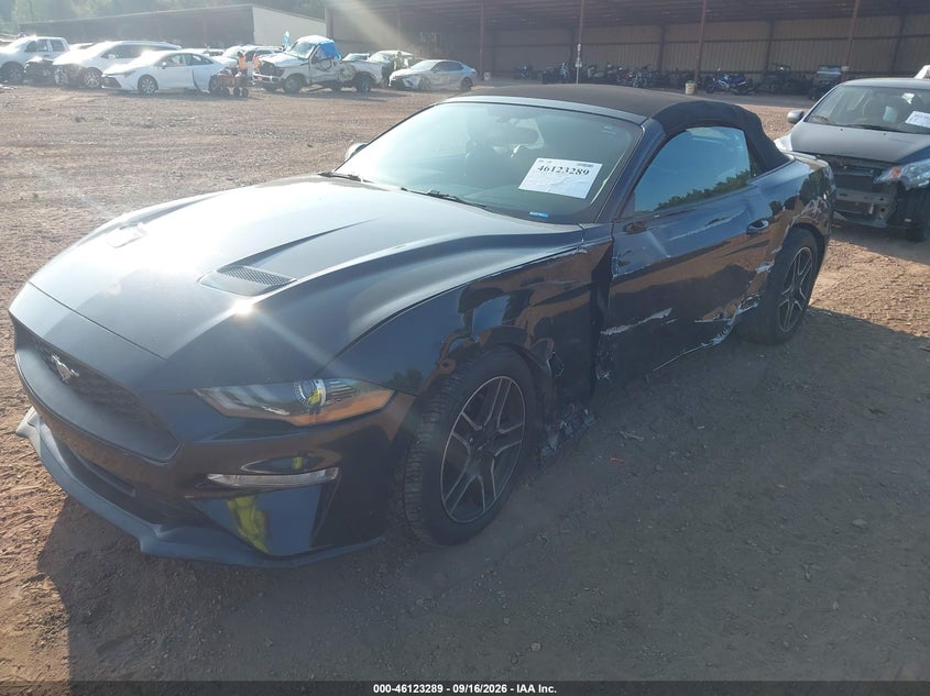 2019 Ford Mustang Ecoboost Premium, Левый бок, IAAI, VIN 1FATP8UH6K5109937 — фото 2