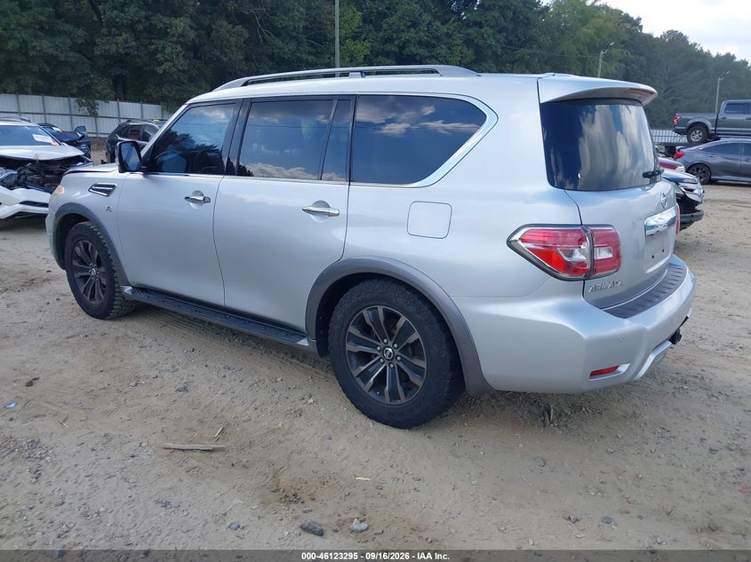 Vin: jn8ay2nf7h9302483, lot: 46623015, nissan armada platinum 20173