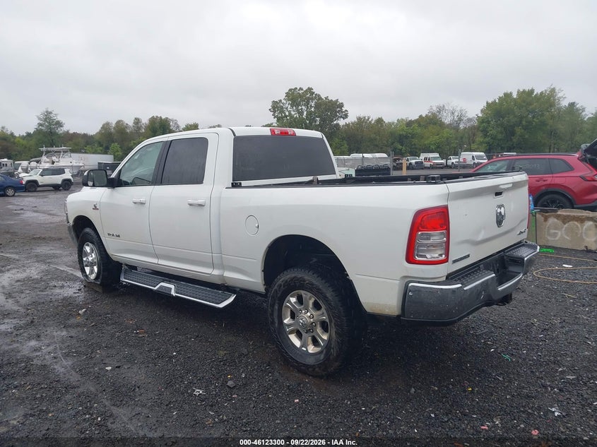 Vin: 3c6ur5dl8ng298140, lot: 46623020, ram 2500 big horn  4x4 6'4 box 20223