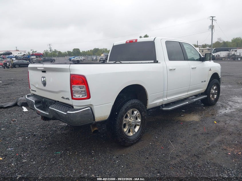 Vin: 3c6ur5dl8ng298140, lot: 46623020, ram 2500 big horn  4x4 6'4 box 20224