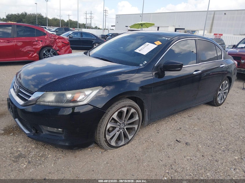 Vin: 1hgcr2f57fa221245, lot: 46623040, honda accord sport 20152