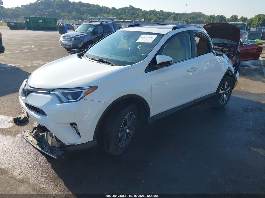 Vin: jtmrfrev6hj134631, lot: 46623075, toyota rav4 xle 20172
