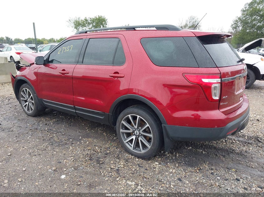 Vin: 1fm5k8d84fgb17042, lot: 46623077, ford explorer xlt 20153