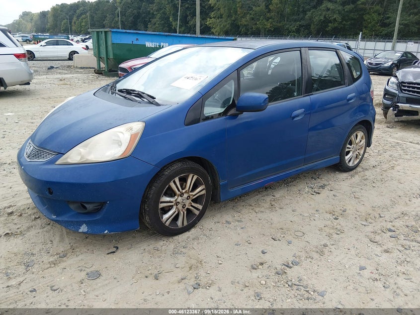 HONDA FIT 2009 VIN JHMGE88439S005120