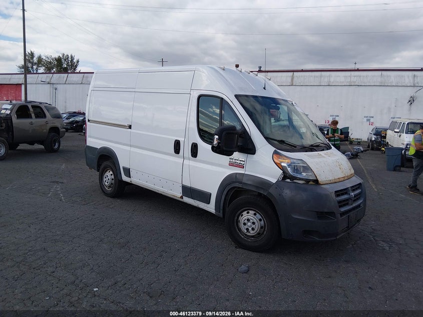 Vin: 3c6trvcg2he515441, lot: 46623099, ram promaster 2500 high roof 136 wb 2017 img_1