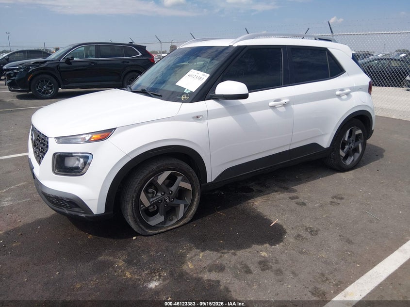 Vin: kmhrc8a38ru319587, lot: 46623103, hyundai venue sel 20242
