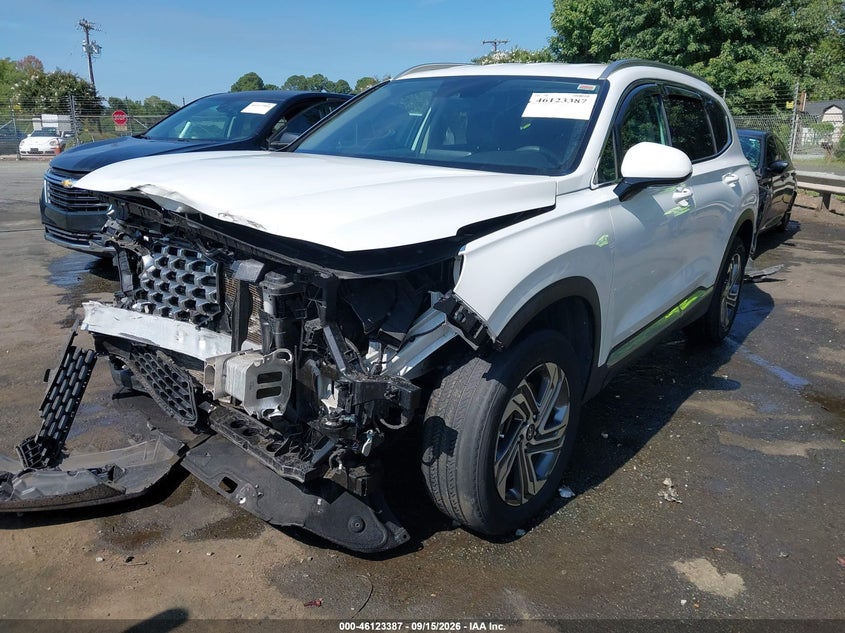 Vin: 5nms2daj7mh370188, lot: 46623107, hyundai santa fe sel 20212