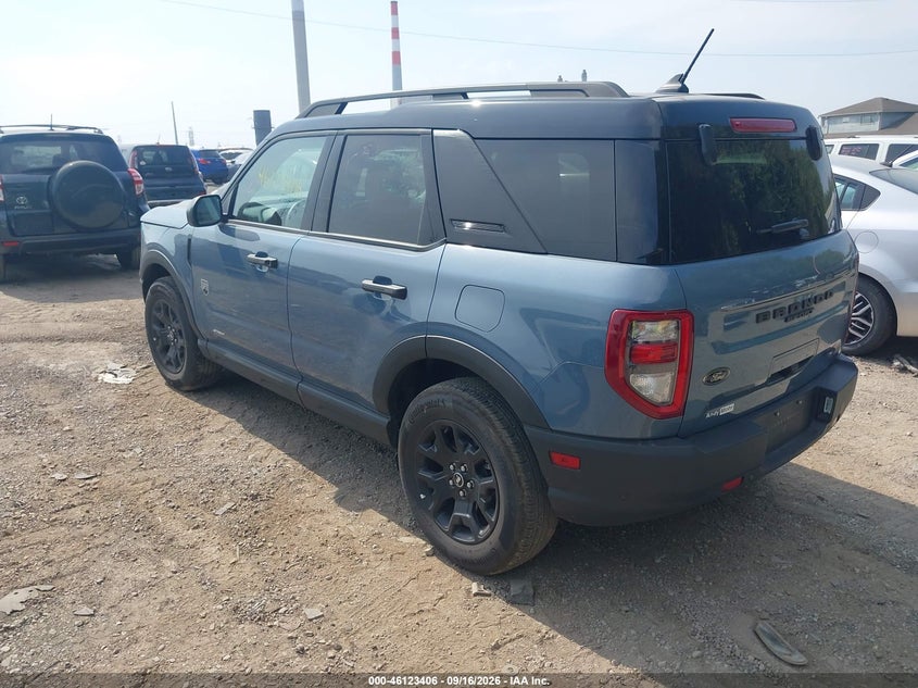 Vin: 3fmcr9b62rre97215, lot: 46623126, ford bronco sport big bend 20243