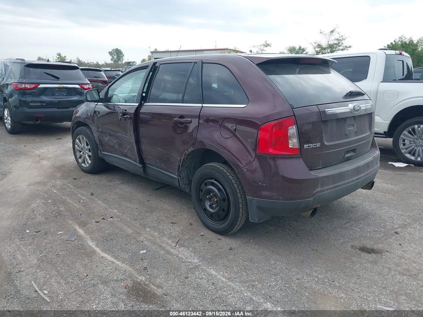Vin: 2fmdk4kc7bba24349, lot: 46623162, ford edge limited 20113