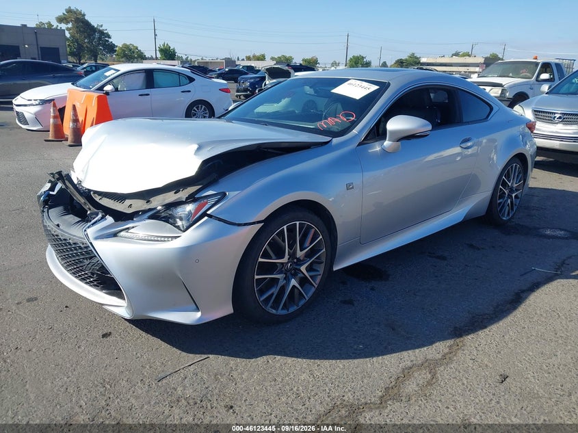 Vin: jthha5bc4g5000583, lot: 46623165, lexus rc 200t 20162