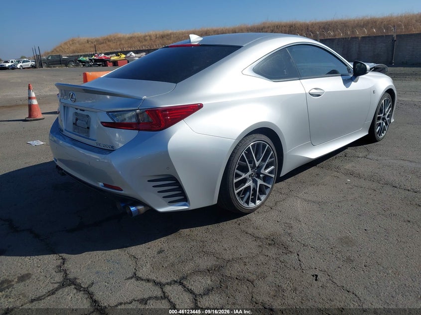 Vin: jthha5bc4g5000583, lot: 46623165, lexus rc 200t 20164