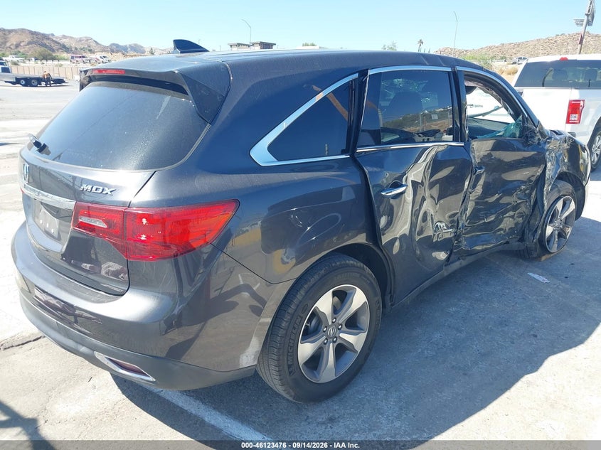 Vin: 5fryd3h25eb015406, lot: 46623196, acura mdx 20144