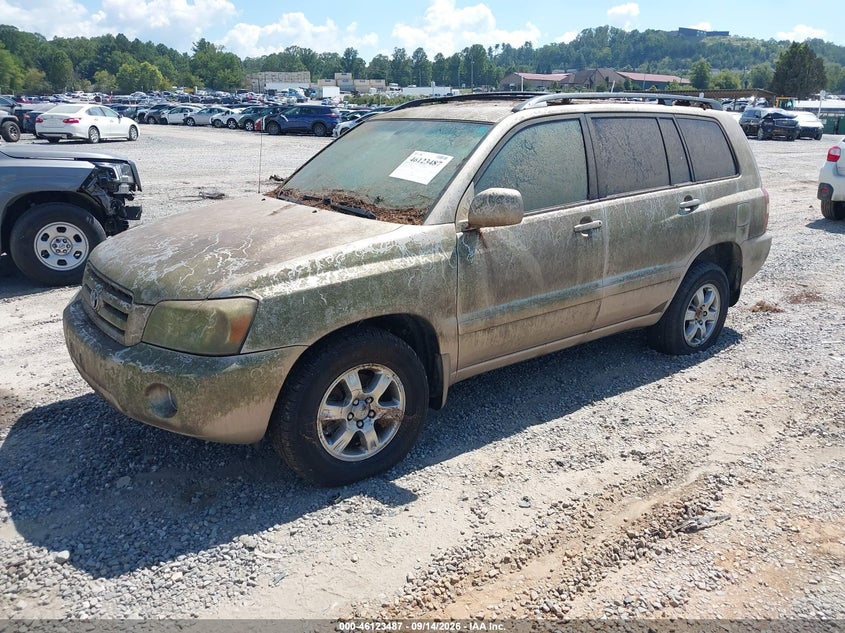 TOYOTA HIGHLANDER 2006 VIN JTEHP21A260172908