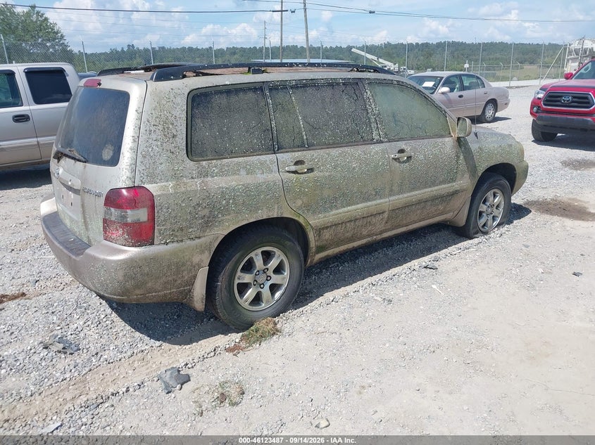 TOYOTA HIGHLANDER 2006 VIN JTEHP21A260172908