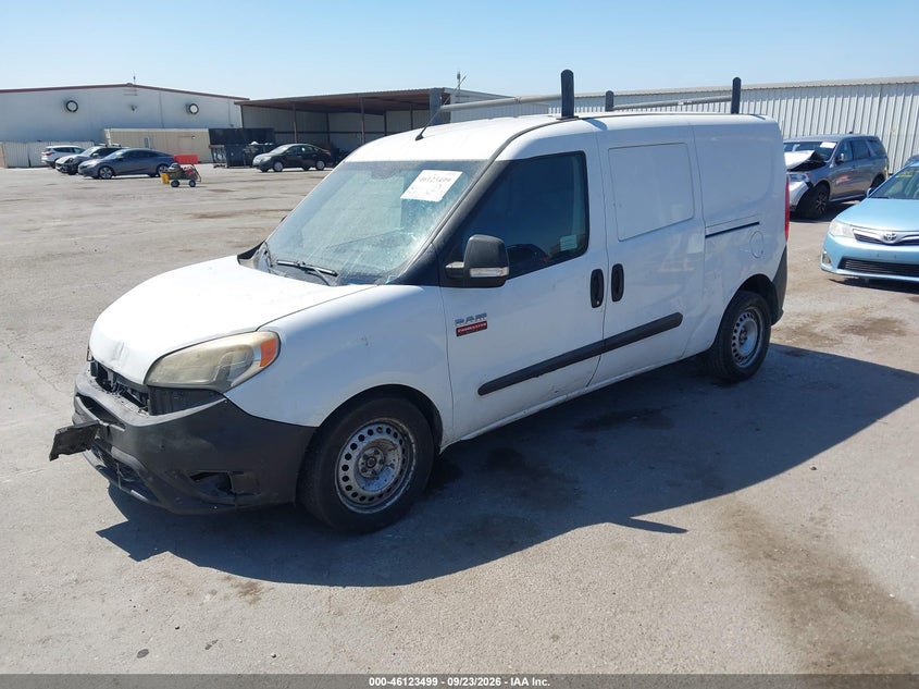 Vin: zfberfat3g6b44856, lot: 46623219, ram promaster city tradesman 20162