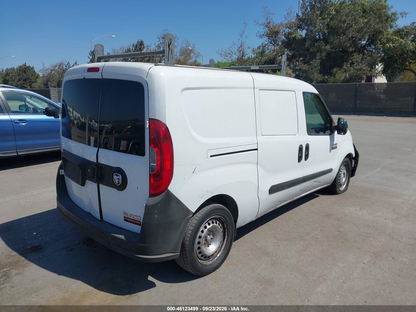 Vin: zfberfat3g6b44856, lot: 46623219, ram promaster city tradesman 20164
