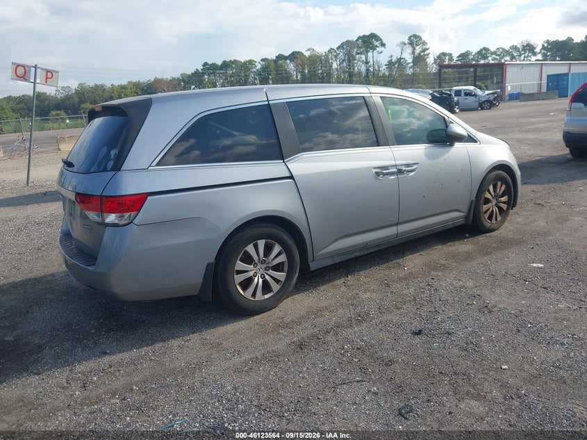 Vin: 5fnrl5h31gb064862, lot: 46623284, honda odyssey se 20164
