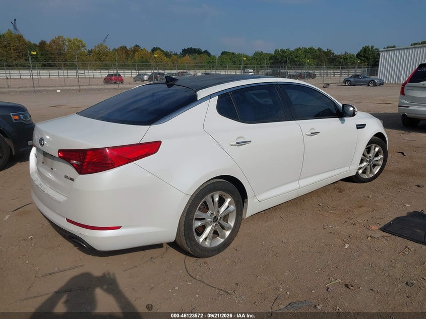 Vin: knagn4a73b5116878, lot: 46623292, kia optima ex 20114