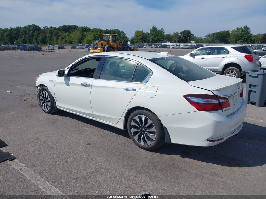 Vin: jhmcr6f51hc003930, lot: 46623294, honda accord hybrid ex-l 20173
